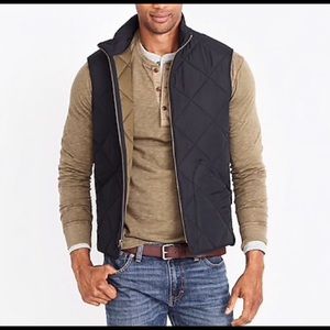 New J.Crew Mercantile Walker Vest Black/Green